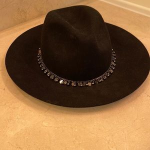 NWOT Scala black wool hat